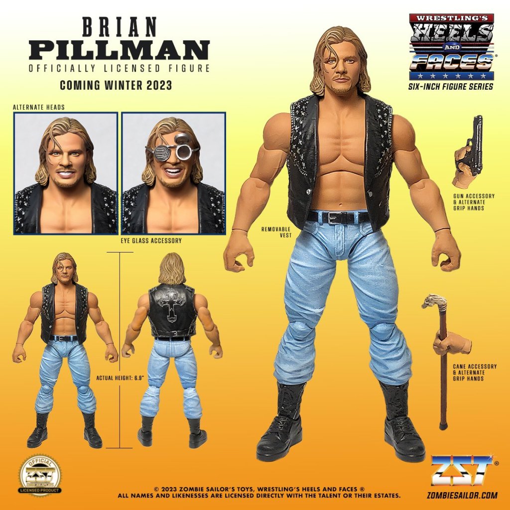 Brian Pillman Heels and Faces Prototype Revealed – Wrestling